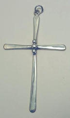 Large Cross With Three Beads